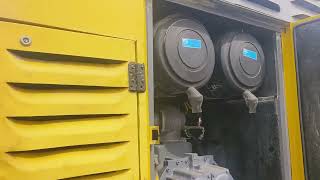 ATLASCOPCO XRHS836 20bar 22m3/min test video #atlascopco