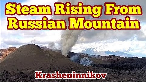 Russia: Steam Rising From Mountain: Eruptions Of Krasheninnikov Volcano, Kamchatka, Ring Of Fire