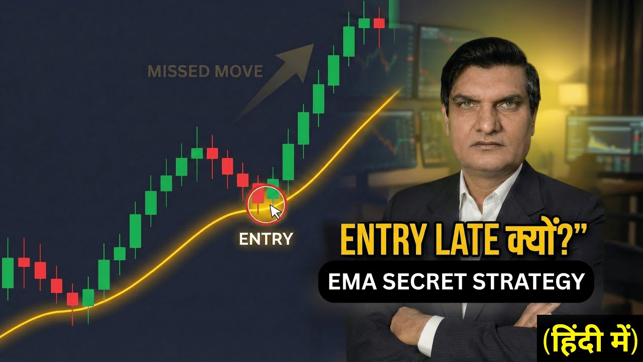 20 EMA Pullback Swing Strategy | Clean Entry, Logical SL & Big Moves | Swing Trading Hindi