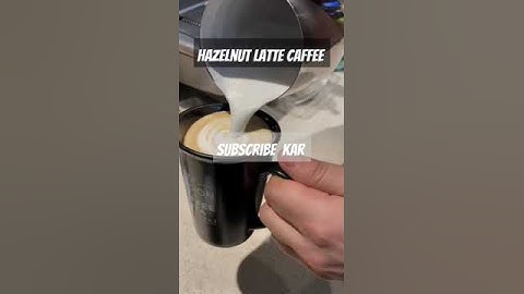Hazelnut Latte Caffee