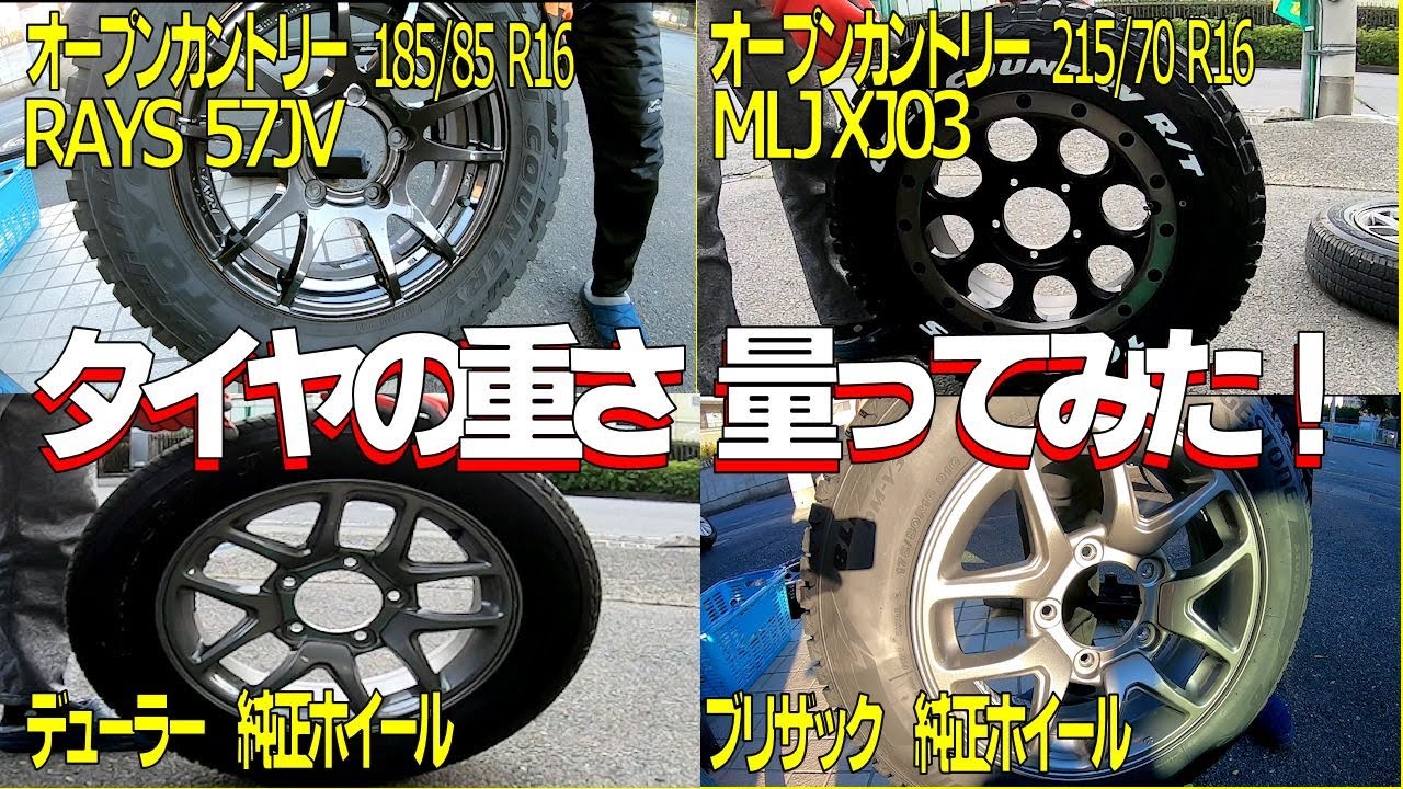 ジムニー純正アルミ　タイヤは微妙です 純正ホイールでも大丈夫！JB64ジムニーをオフロードタイヤ交換でドレス