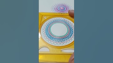 How many rotation did the pen make in total ? #shortsvideo #spirograph #shorts