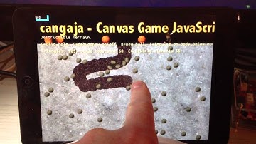 Testing destructible terrain with Cangaja/CocoonJS on iPad mini