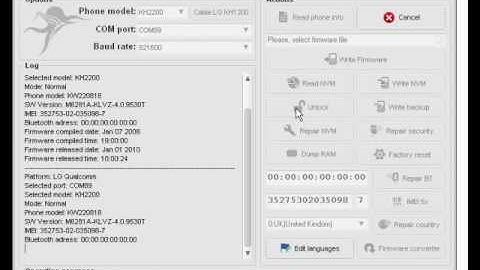 Unlock of LG KH2200!