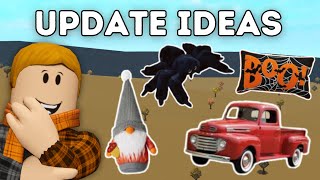 25 BLOXBURG FALL & HALLOWEEN UPDATE IDEAS