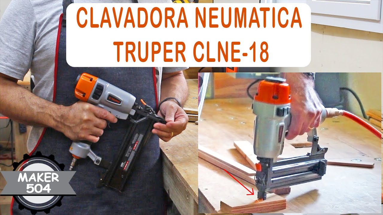 Clavadora neumática, profesional, calibre 23, Truper, Clavadoras Neumáticas,  13179