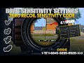 Bgmi 4.1 Update Sensitivity Settings 🔥 Best Zero Recoil Sensitivity &amp; Control Code PUBG / BGMI 