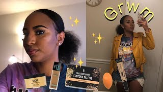 GRWM EVERYDAY MAKEUP ROUTINE | Tiffany Jaylee 💜💙