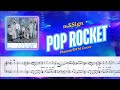 n.SSign 「POP ROCKET」Piano&amp;DTM Cover[楽譜]