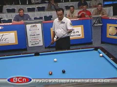 Sweden's Marcus Chamat has his hands full with the dynamic Francisco Bustamante, who always competes at a high level. What was the turning point of the match? Post your comments... Buy Cues @ www.billiardclub.net Accessories: www.billiardclub.net Balls: www.billiardclub.net Cue cases: www.billiardclub.net Table Cleaner: www.billiardclub.net