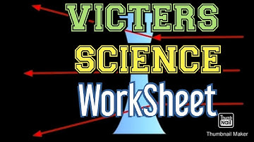 Victers 7 Science Notes Worksheet Activities 20 October 2020