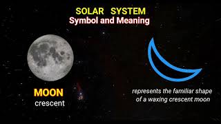 Solar System  Symbols & Meaning 🌍 #solarsystem  #space #earth #sun