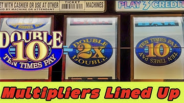 Double 10 Times Pay Classic Old School 3 Reel Casino Slot