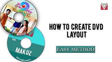 How to Design a DVD Label Layout in Photoshop - Easy Method