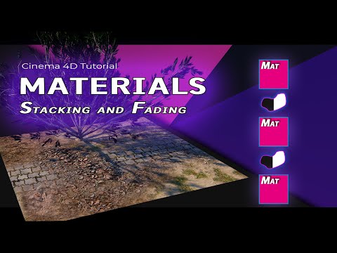 Cinema 4D - Mix Materials by drawing (Script included)
