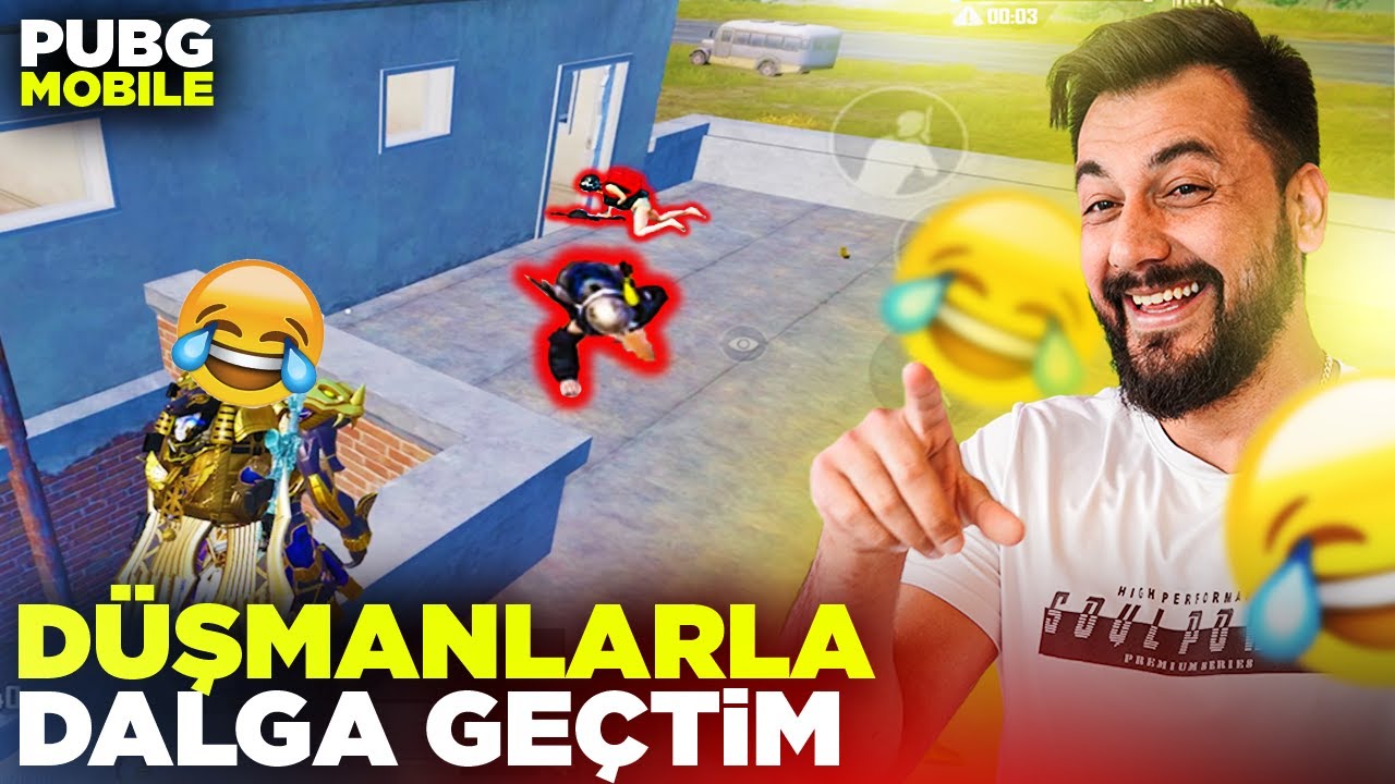 DÜŞMANLARLA DALGA 😂 GEÇMENİN SONU BÖYLE Mİ OLACAKTI ? / Pubg Mobile