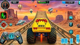 Monster Truck Mega Ramp Stunt Impossible Drive - Car Stunt Racing Game - Android Gameplay screenshot 4