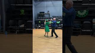 Polka beginners lesson (St. Patrick's Day): Underarm Turn - follow. Ballroom & Latin Dance Club, MN.