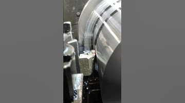 roughing a small shaft and making nice chips #machinist #asmr #machine #machineshop #chips #steel