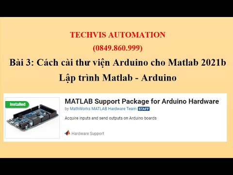 #1 P3: MATLAB – ARDUINO: Cài đặt thư viện Arduino cho Matlab Mới Nhất