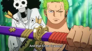 Zoro Gets Enma And Learns Advanced Haki Ryuo One Piece