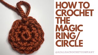 How To Crochet the Magic Ring/Circle  Beginner Guide