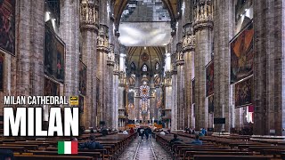 Milan Cathedral 🇮🇹 Complete Walking Tour in Italy's Largest Gothic Cathedral【4K HDR】