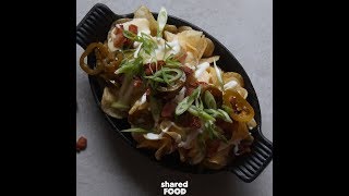 Fully loaded Potato Chip Nachos