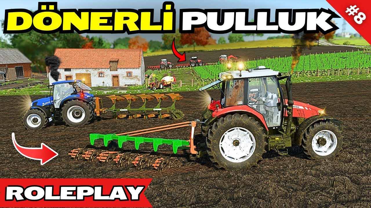 MAZOT BİTTİ TARLADA KALDIK | MASSEY FERGUSON 5613 | FS 22 GERÇEK HAYAT | MEDRP SİVAS | S2 B8