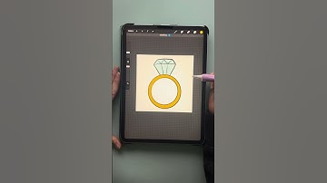Procreate Drawing Wedding Ring #shorts  #ipaddrawing #procreatedrawings #procreateart