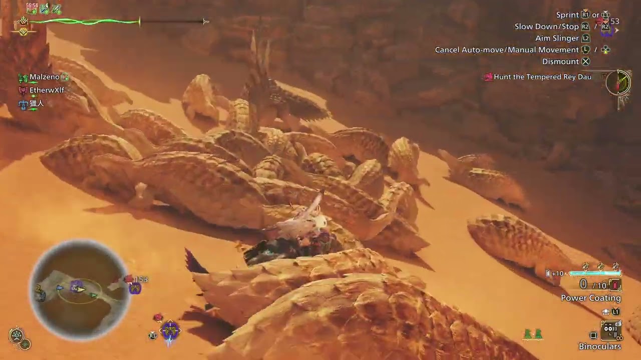 A Large Gathering of Ceratonoth - Monster Hunter Wilds