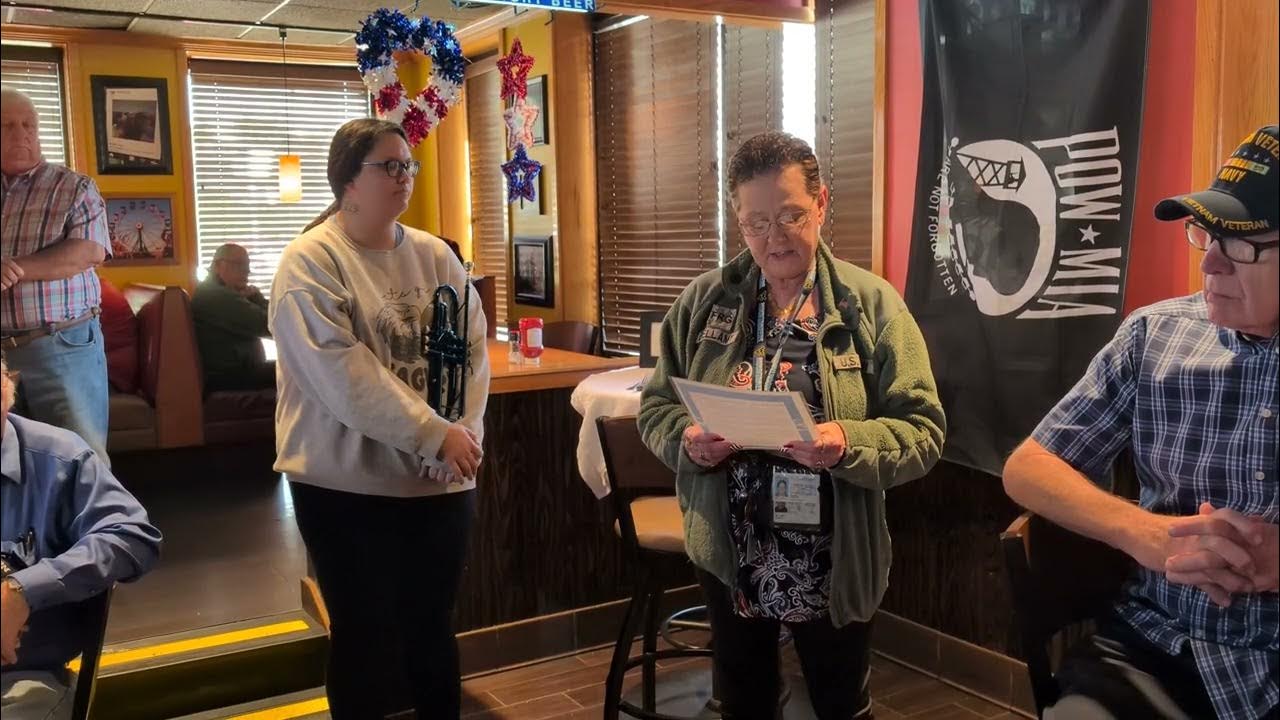 Kingsport, Tennessee Applebee's. 20241111; Veteran's Day Appreciation