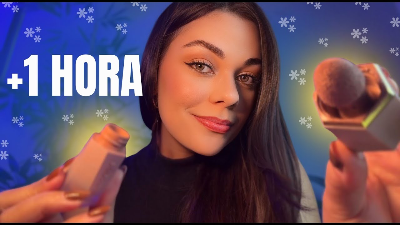 +1Hora De ASMR: Maquiagem Realista Em Você 💄💖