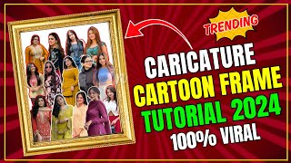 New Trending Caricature Cartoon Frame Photo Editing | Caricature Cartoon Photo Editing Tutorial | screenshot 5