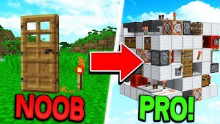 FROM NOOB TO PRO AT MINECRAFT REDSTONE!