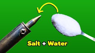 Unlocking the Secrets of Soldering:  Soldering Iron & Salt Experiment | Rust Removal Trick Revealed!