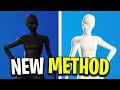 How to get the Og all black and all white superhero skins Glitch( cant use in games)