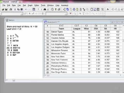 Stem And Leaf Chart Excel