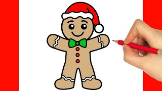 HOW TO DRAW A CHRISTMAS COOKIE