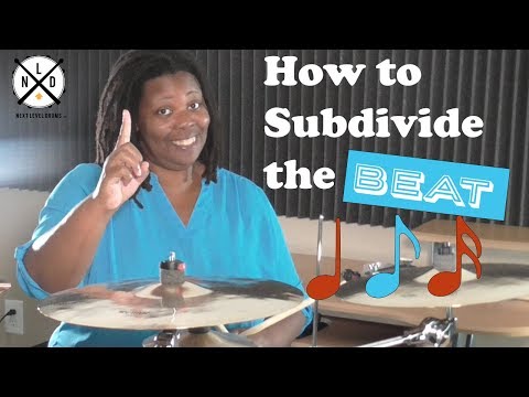 How to Play Subdivisions pt 1 | Drumset Basics | Beginner Drum Lesson | Next Level Drums, LLC