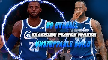 BEST GUARD BUILD ON NBA 2K20! SLASHING PLAYMAKER BUILD! 60+ BADGE DEMIGOD BUILD W/LEBRON JAMES FACE