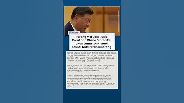 Memanas! Rusia Korut dan China Diprediksi akan Lumat AS Israel seusai 3 Fasilita Nuklir Iran Dibom