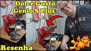 Krups Genio S Plus KP3405 cafetera roja automática + Nescafé DOLCE GUSTO  CAFÉ CON LECHE DELICATO - Pack De 3 x 16 cápsulas - Total: 48 Cápsulas -  PREYCA