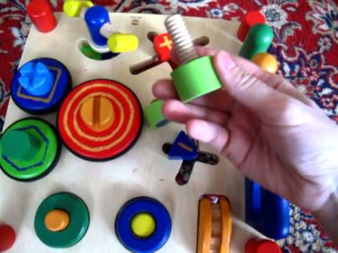 Развивающий деревянный стол с инструментами I'm Toy