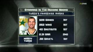 Hawks VS Stars - Marty Turco Returns To Dallas (February 11 2011)