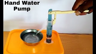How to make Hand Water Pump -Budget Paper