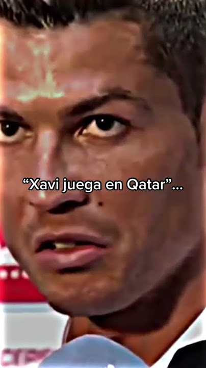 CR7 critica a XAVI por jugar en QATAR… #cristianoronaldo #ronaldo #cr7 #alnassr #footballshorts