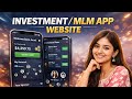 Create your own Mlm / investment app website development tamil online appxnow 