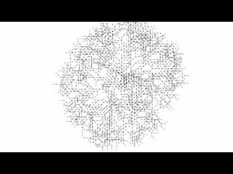 RhinoPython: Branch growth visualization with random pattern