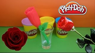 PLAY-DOH Rose - как сделать розы из пластилина PLAY-DOH Rose - как сделать розы из пластилина
